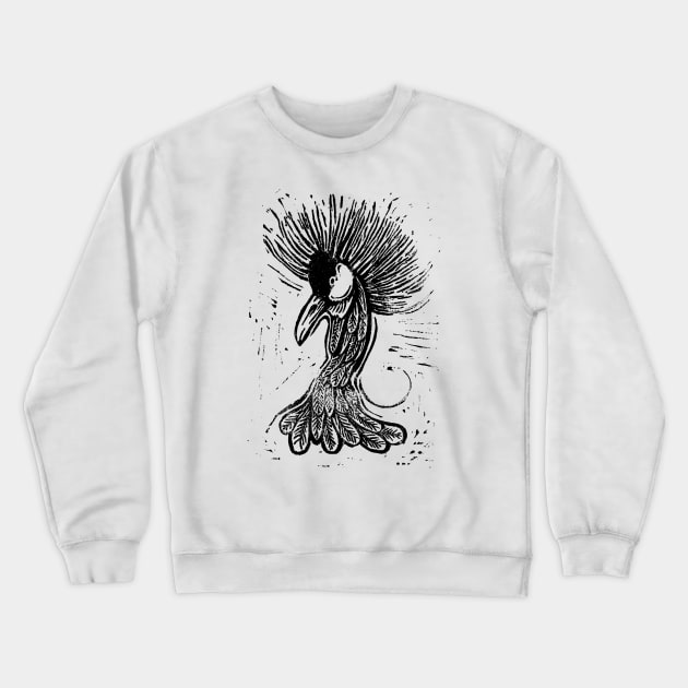 Crowned crane Crewneck Sweatshirt by miguelangelus